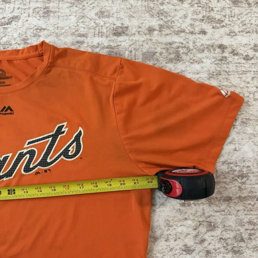 Majestic San Francisco Giants MLB Orange Short Sleeve T-Shirt